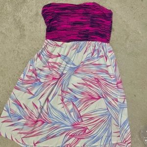 Adorable swim coverup or strapless dress